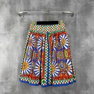 🚩steal authentic Dolce & Gabbana Multicolor A-Line Skirt